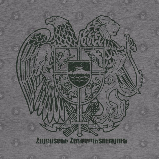 Armenia Coat of Arms - Vintage by armeniapedia